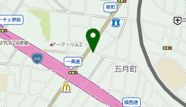 N高等学校 堺東キャンパス(大阪府)の地図画像