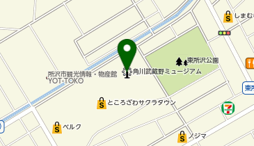 N高等学校 ところざわサクラタウン キャンパスの地図画像