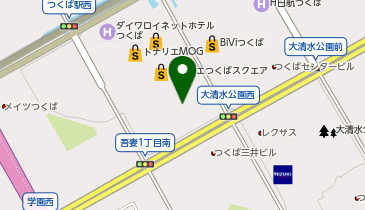 N高等学校 つくばキャンパス(茨城県)の地図画像