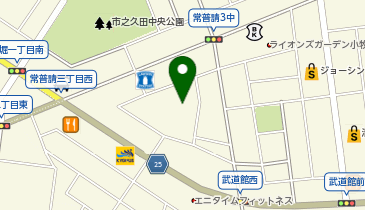 ホットヨガスタジオLAVA 小牧郷中店の地図画像