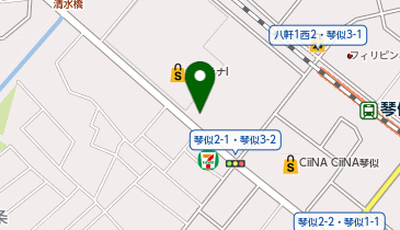 ホットヨガスタジオLAVA 札幌琴似店の地図画像