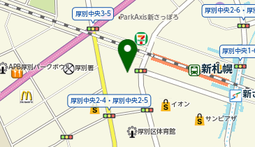 ホットヨガスタジオLAVA 新さっぽろ店の地図画像