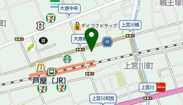 ホットヨガスタジオLAVA 芦屋店の地図画像