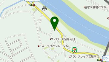 ホットヨガスタジオLAVA 宝塚店の地図画像