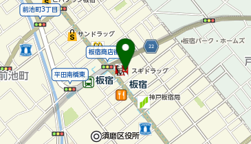 ホットヨガスタジオLAVA 板宿店の地図画像