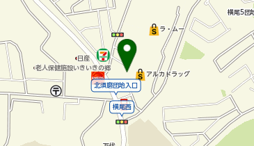 ホットヨガスタジオLAVA 北須磨店の地図画像