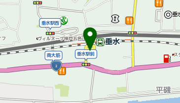 ホットヨガスタジオLAVA 垂水店の地図画像