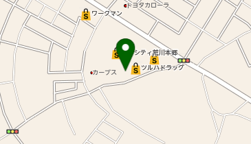 ホットヨガスタジオLAVA ピアシティ荒川本郷店の地図画像