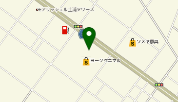 ホットヨガスタジオLAVA 土浦生田町店の地図画像