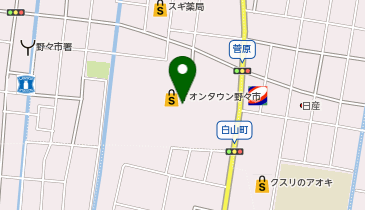 ホットヨガスタジオLAVA イオンタウン野々市店の地図画像