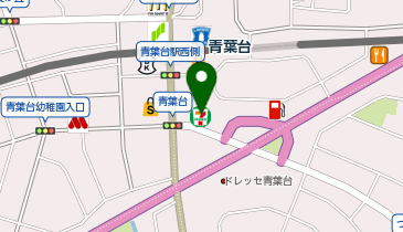 ホットヨガスタジオLAVA 青葉台店の地図画像