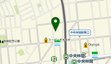 ホットヨガスタジオLAVA 中央林間店の地図画像