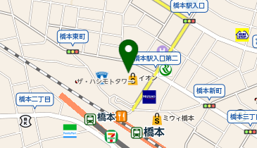 ホットヨガスタジオLAVA 橋本店の地図画像