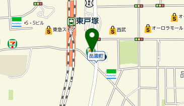 ホットヨガスタジオLAVA 東戸塚店の地図画像