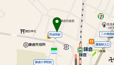 ホットヨガスタジオLAVA 鎌倉店の地図画像