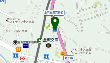 ホットヨガスタジオLAVA 金沢文庫店の地図画像