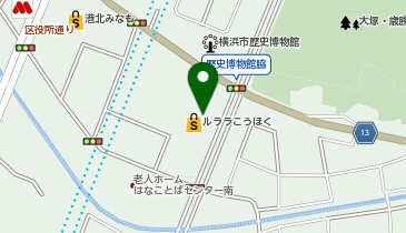 ホットヨガスタジオLAVA ルララこうほく店の地図画像