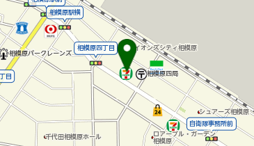 ホットヨガスタジオLAVA 相模原店の地図画像