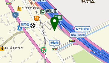 ホットヨガスタジオLAVA 新杉田店の地図画像
