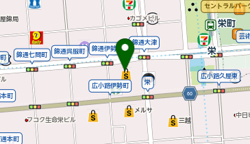 ホットヨガスタジオLAVA ホットヨガ&マシンピラティス 栄店の地図画像