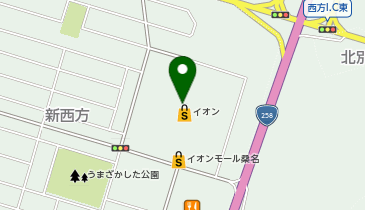 ホットヨガスタジオLAVA イオンモール桑名店の地図画像