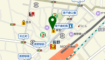 ホットヨガスタジオLAVA ながの東急店の地図画像