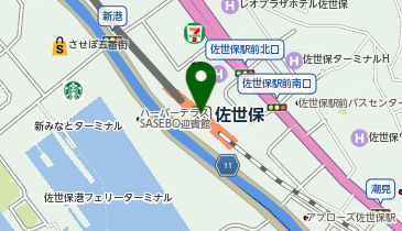 ホットヨガスタジオLAVA えきマチ1丁目佐世保店の地図画像