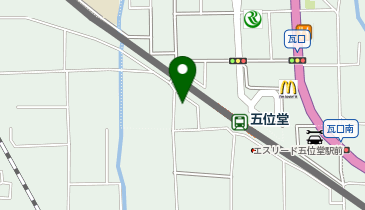ホットヨガスタジオLAVA 五位堂店の地図画像