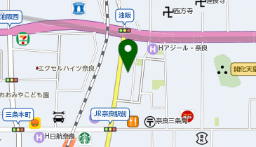 ホットヨガスタジオLAVA 奈良駅前店の地図画像