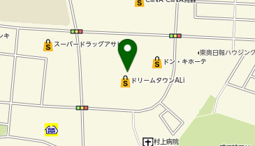 ホットヨガスタジオLAVA 青森浜田店の地図画像