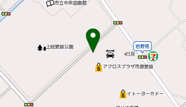 ホットヨガスタジオLAVA アクロスプラザ市原更級店の地図画像
