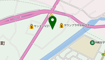 ホットヨガスタジオLAVA 与那原店の地図画像