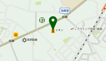 ホットヨガスタジオLAVA イオン貝塚店の地図画像