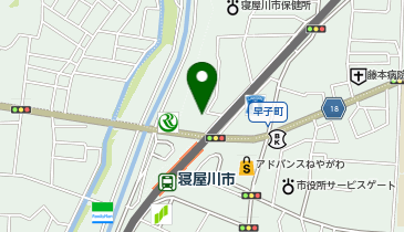 ホットヨガスタジオLAVA 寝屋川市店の地図画像