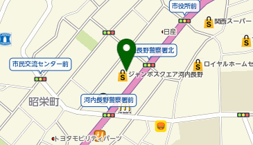 ホットヨガスタジオLAVA じゃんぼスクエア河内長野店の地図画像
