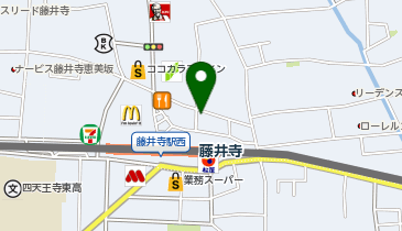 ホットヨガスタジオLAVA 藤井寺店の地図画像