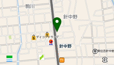 ホットヨガスタジオLAVA 針中野店の地図画像