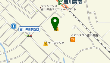 ホットヨガスタジオLAVA イオンタウン吉川美南店の地図画像