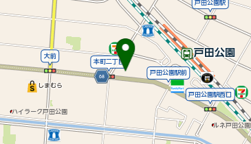 ホットヨガスタジオLAVA 戸田公園店の地図画像