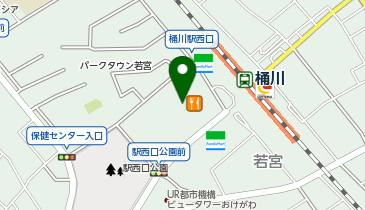 ホットヨガスタジオLAVA おけがわマイン店の地図画像