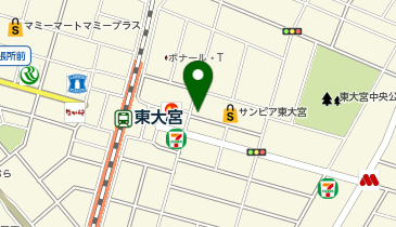 ホットヨガスタジオLAVA 東大宮店の地図画像