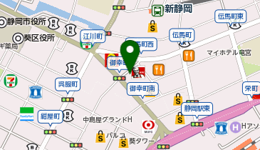ホットヨガスタジオLAVA 静岡店の地図画像