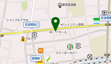 ホットヨガスタジオLAVA 綾瀬店の地図画像