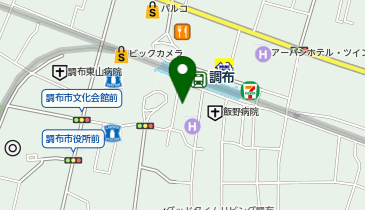 ホットヨガスタジオLAVA ホットヨガ&マシンピラティス調布南口店の地図画像