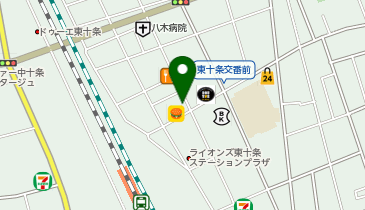 ホットヨガスタジオLAVA 東十条店の地図画像