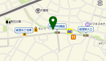 ホットヨガスタジオLAVA 経堂店の地図画像