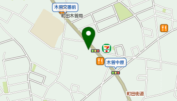 ホットヨガスタジオLAVA 町田木曽店の地図画像