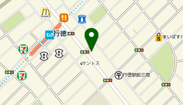 ホットヨガスタジオLAVA 行徳店の地図画像