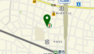 ホットヨガスタジオLAVA 野方店の地図画像