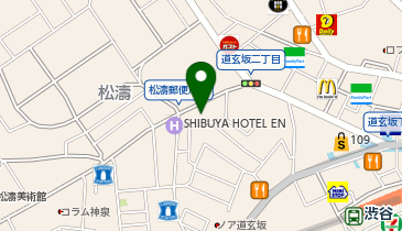 ホットヨガスタジオLAVA 渋谷店の地図画像